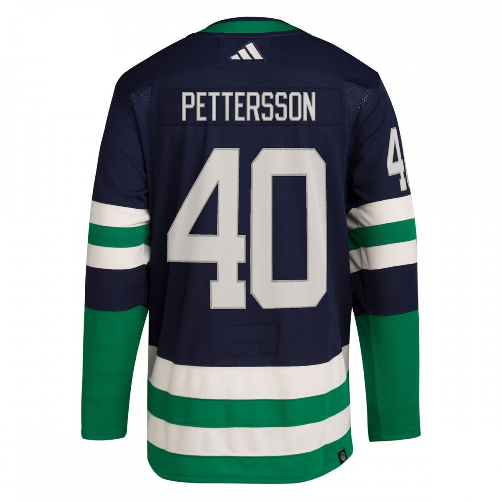 Elias Pettersson Vancouver Canucks adidas Reverse Retro 2.0 Authentic Player Jersey - Navy-Pro Kit Vault | Brand New 26/27 Sports Jerseys
